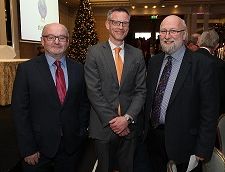 John Mc Gee with Des Doris and Fergal Finlay